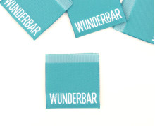 1 Label - WUNDERBAR - Türkis - Anlukaa