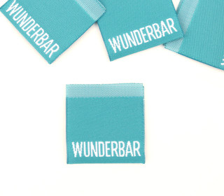 1 Label - WUNDERBAR - Türkis - Anlukaa