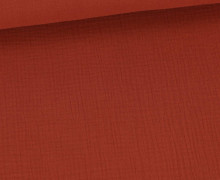 Musselin - Muslin - Uni - Schnuffeltuch - Windeltuch - 150g - Rostbraun