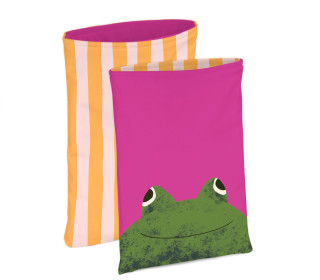 DIY-NÄHSET - Buchtasche - Tierisch Bunt - Frosch - Andrea Liesert - Softshell - abby and amy