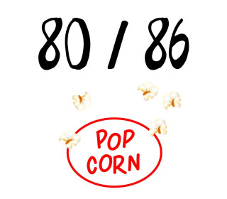 DIY-Nähset Kleidchen - Popcorn - Größe 80/86 - Jersey - Fasching - Karneval - Kostüm - zum selber Nähen - abby and me