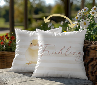 Genähtes Kissen inkl. Inlet -  Pastel Easter - Frühling - Mein Hanseherz
