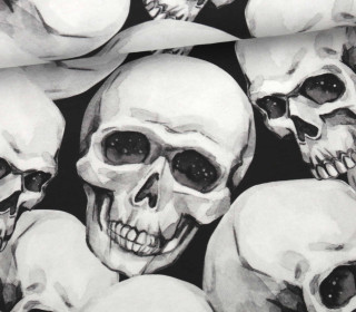 Jersey - Black Bones - Halloween - Schwarz - Bio-Qualität - abby and me