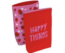 DIY-NÄHSET - Buchtasche - Happy Things - Erdbeeren - Softshell - abby and amy
