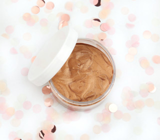 Siebdruckfarbe - Bronze - Metallic - 100ml - wasserbasiert - vegan - für Textil