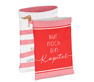 DIY-NÄHSET - Buchtasche - Nur noch ein Kapitel - Dackel - Softshell - abby and amy
