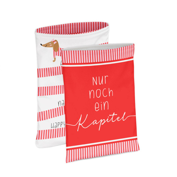 DIY-NÄHSET - Buchtasche - Nur noch ein Kapitel - Dackel - Softshell - abby and amy