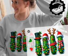 Onkel Bo's Bügelbilder - DIN A4 - Salzgurken - Weihnachten - BIG