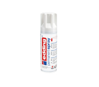 1 Permanentspray - Premium Acryllack - edding 5200 - Verkehrsweiß Glänzend (col. 952)