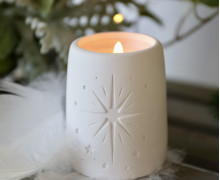 Silikon - Gießform - Weihnachtliche Teelichthalter - Kerzenhalter - Weihnachtsdeko - Sterne - vielfältig nutzbar