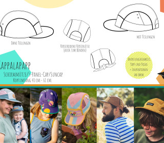 Kappalapapp Schirmmütze 5-Panel-Cap Suncap