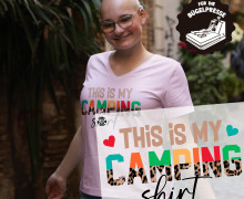 Onkel Bo's Bügelbilder - DIN A4 - This Is My Camping Shirt - BIG