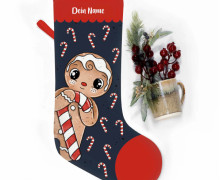 DIY-Nähset - Nikolaussocke - Softshell - Lebküchle - Zuckerstangen - Katzengold Designs