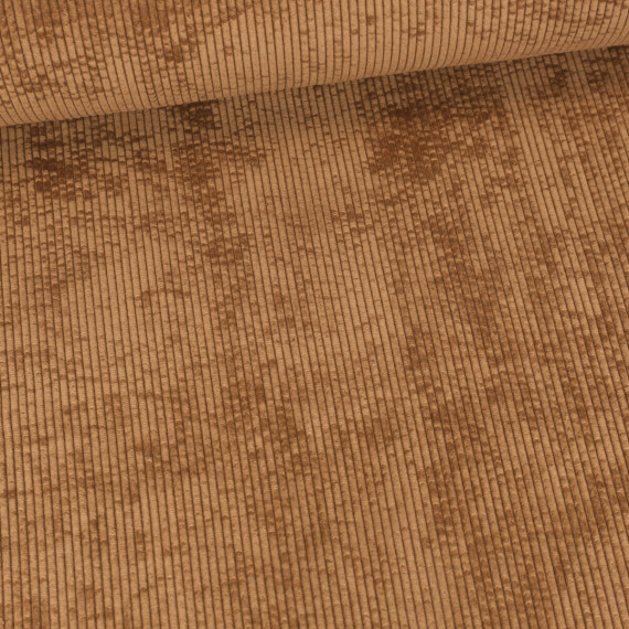 Cord - Breitcord - Weich - 230g - Uni - Camelbraun