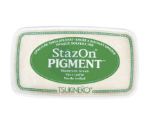 1 Pigment-Stempelkissen - Säurefrei - StazOn - Dunkelgrün - Rayher