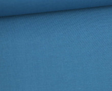Stoff - Cretonne - Baumwolle - Uni - 145cm - Taubenblau