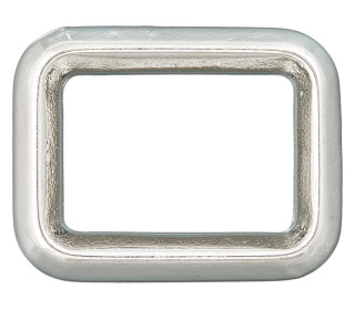 1 Rechteck-Ring - Vierkant - 40mm - Metall - Kantig - Silber