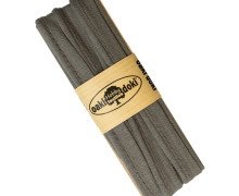 2 Meter Jersey Paspelband - 1,2cm x 2m - Zugeschnitten - oaki doki - Dunkelgrau (115)