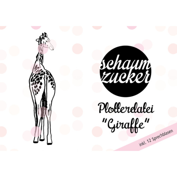 Plotter Datei "Giraffe"