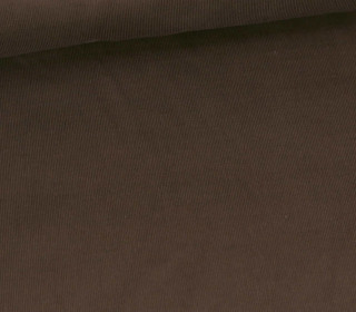 Feincord - Babycord - Baumwolle - Uni - 145g - Dunkelbraun
