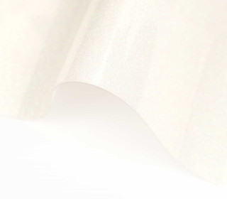 Poli-Flex Pearl Glitter A4 - Poli-Tape - Bügelfolie - Regenbogen-Weiß