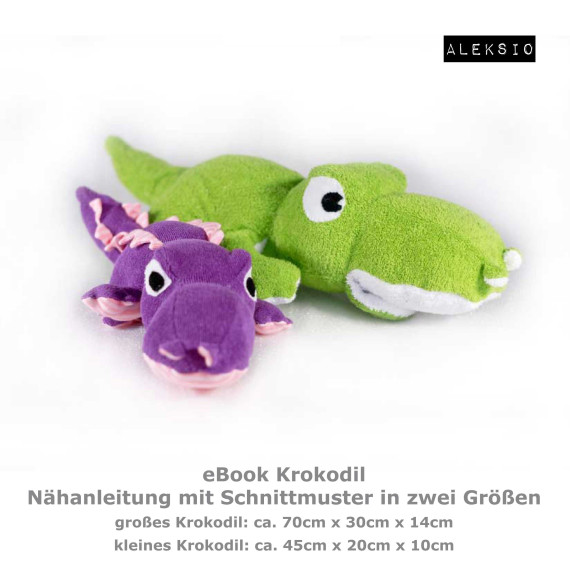 Aleksio eBook Krokodil - in zwei Größen