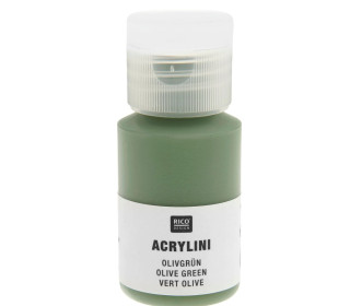 Acrylfarbe - Acrylini - 22ml - Matt - Geruchsarm - Rico Design - Olivgrün