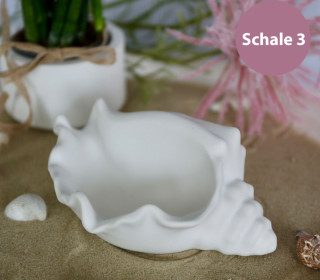 Silikon -  Gießform - Muschelschale - Dekoschale - Kerzenschale - Schale 3 - vielfältig nutzbar