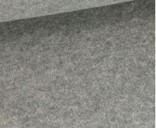 Wolle - Walkstoff - Uni - Mittelgrau Meliert