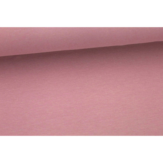 Organic Sommersweat - Uni - 150cm - Altrosa