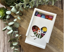 Silikon - Gießform - Kleine Geschenkdose - Herz mit Schleife - Gutschein Box - vielfältig nutzbar