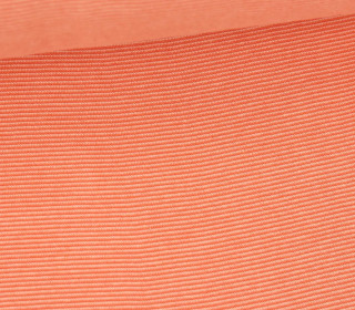 Glattes Bündchen - Streiflinge - Streifen - 1mm - Schlauchware - Lachsorange/Apricot Pastell