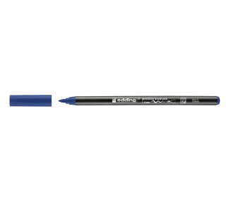 1 Porzellan-Pinselstift - Pinselspitze 1-4mm - edding 4200 - Stahlblau (col. 17)