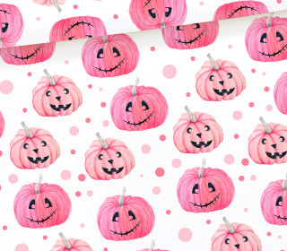 Jersey - Spooky Boo - Pumpkin Parade - Pink - Weiß - Halloween - Bio Qualität - abby and me
