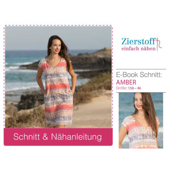 E-BOOK – Kleid “AMBER”, Gr. 158 – Damengr. 46