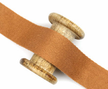 1m weiches Gurtband - 40mm - Orangebraun