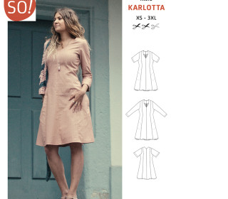 Ebook - Kleid - KARLOTTA von SO Pattern | XS - 3XL