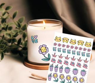 Rub-On Sticker - Life is sweet - Tante Henni Rubon - vielfältig nutzbar