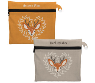 DIY-Nähset - 2 Wetbags - Rehzauber - Sanne Paul - Herbst