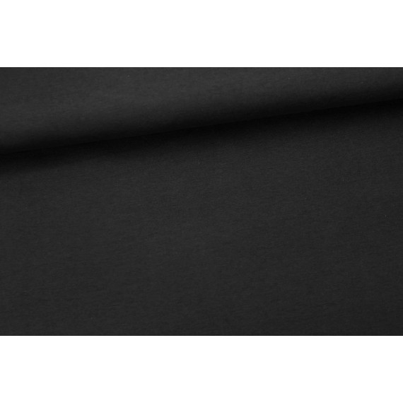 Organic Jersey - Uni - ca. 150cm - Schwarz
