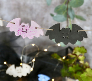 Silikon - Gießform - Fledermaus Freunde - Anhänger - 2er Form - Halloween - vielfältig nutzbar