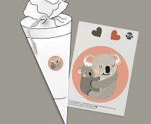Onkel Bo's Bügelbilder - DIN A5 - Koala - Käselotti