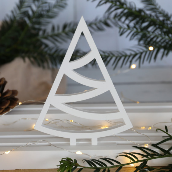 Silikon - Gießform - Cut Out Tannenbaum - Stecker Nr. 5 - mit Aussparung - Lichtdeko - vielfältig nutzbar