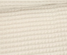 Waffel Piqué - Baumwolle - 275g - Beige Hell