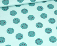 Jersey - Let’s Laugh - Mint - Bio-Qualität - abby and me