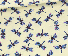 Bio-Jersey - Dragonfly - Beetles & Bugs - Ecru - Hamburger Liebe