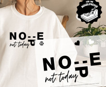 Onkel Bo's Bügelbilder - DIN A4 - Nope not today