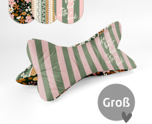 DIY-Nähset - Leseknochen - Groß - Life Is Better In Bed With A Book - Velvet - abby and amy