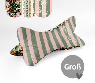 DIY-Nähset - Leseknochen - Groß - Life Is Better In Bed With A Book - Velvet - abby and amy