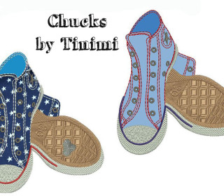 Chucks Stickdatei 130x180